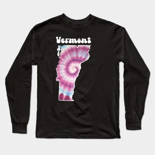 Vermont Tie Dye Long Sleeve T-Shirt